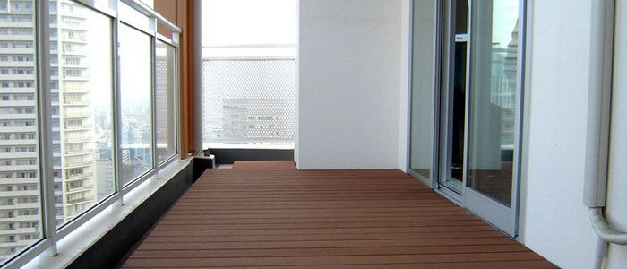 террасная доска на балконе