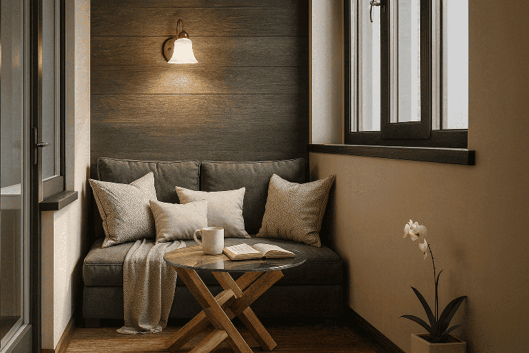 освещение на балконе