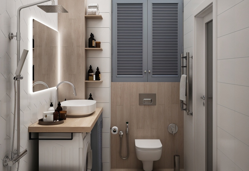 совмещенный санузел с ванной в хрущевке